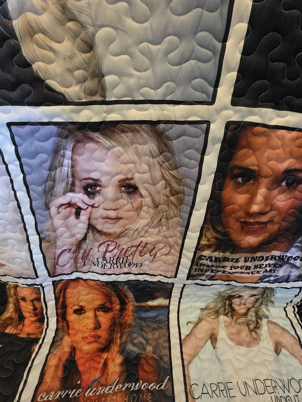 Carrie Underwood Album Cover Quilt Blanket 67” x 72” Country Music